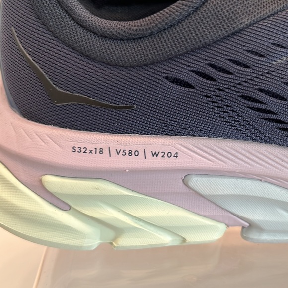 HOKA One Clifton Edge Running Shoe Blue Women’s Size 10 EUC - Picture 3 of 5